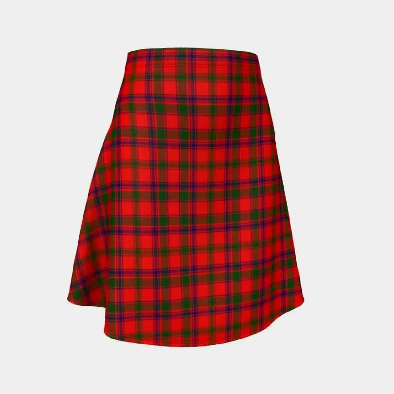 MacColl Modern Tartan Flared Skirt wool skirt sturdy