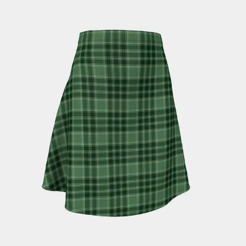 MacDonald Lord of the Isles Hunting Tartan Flared Skirt velvet skirt luxurious